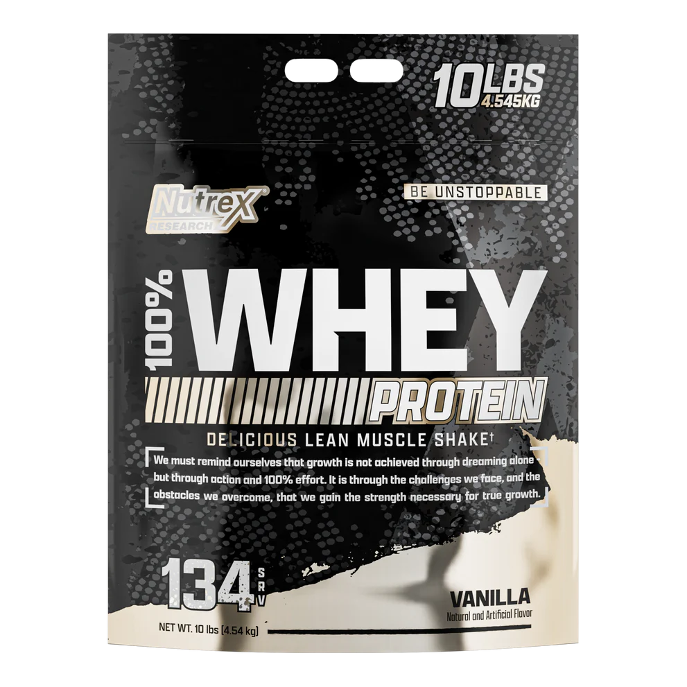 100% Whey Protein Nutrex, 10LBS 134-128sv.