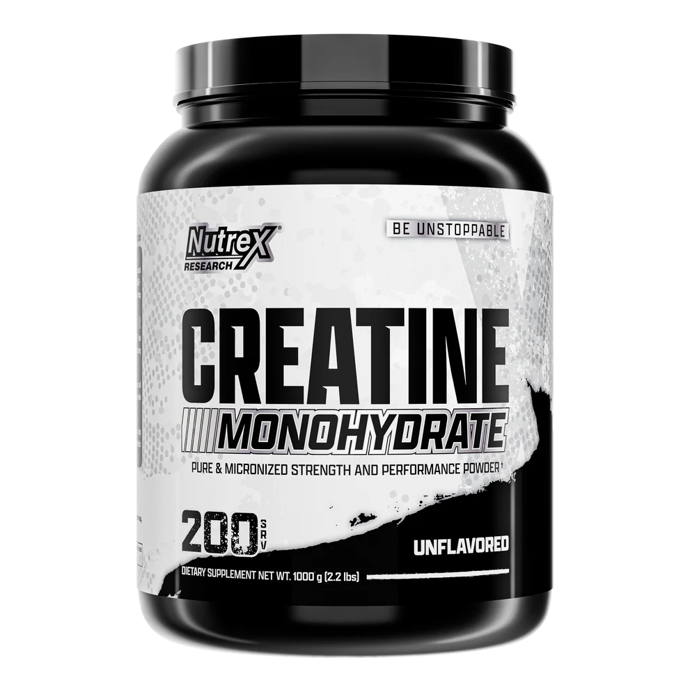 Creatina Nutrex, 200 Servicios.