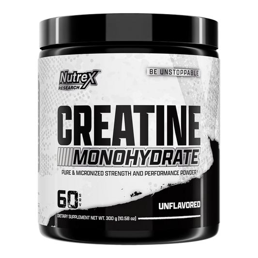 Creatina Nutrex, 60 Servicios.