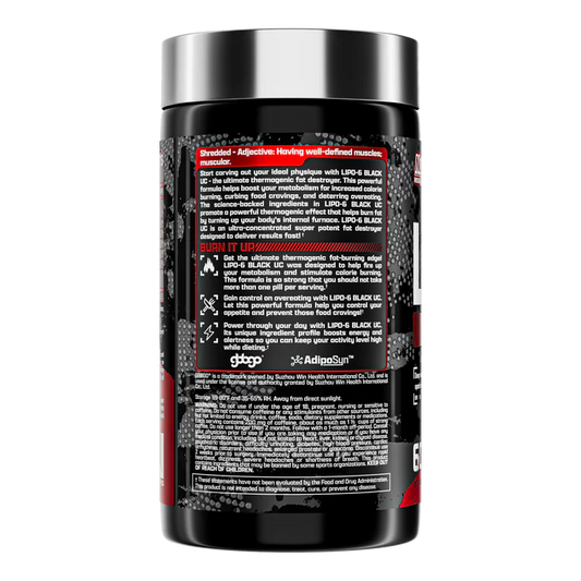 Lipo 6 Black UC Nutrex, 60 Capsulas.