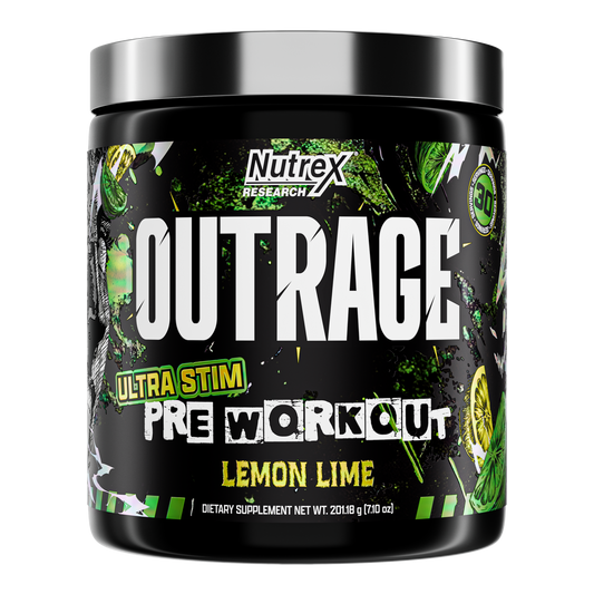 OUTRAGE Pre-Workout, 30 Servicios.