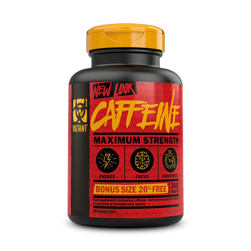 Cafeína Mutant en Capsulas, 240 Tabletas.